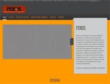 Tablet Screenshot of feros.cl